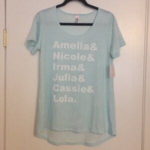 S LuLaRoe Supply‎ Tee E05 1003